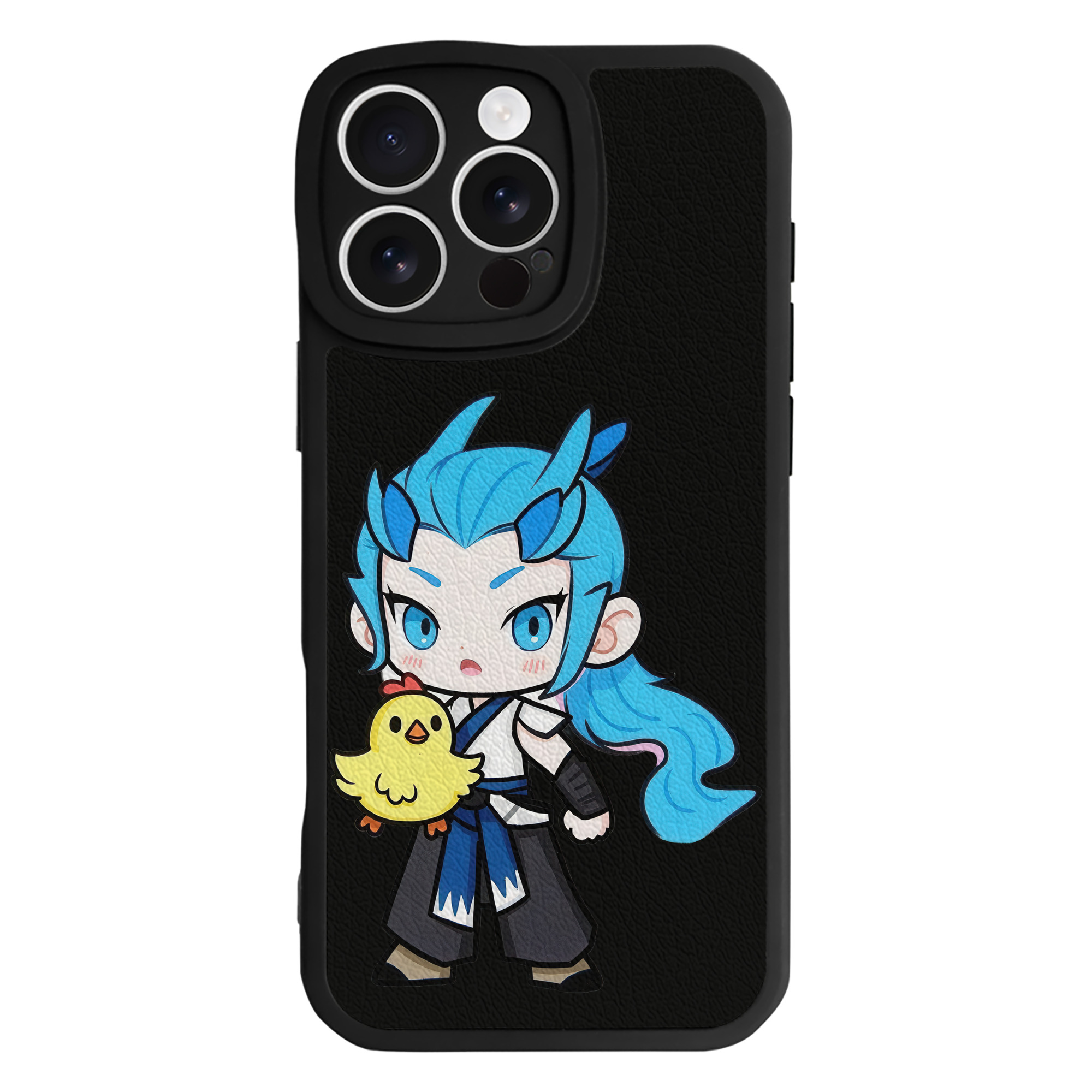 （画像用） Ne Zha 2 ナタ 魔童の大暴れ 【iPhone 16シリーズ対応】シリコンスマホケース（レザー調） 材質：シリコン